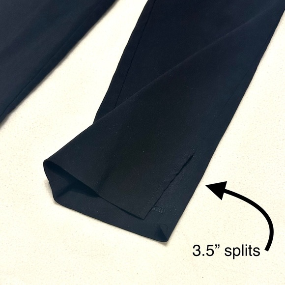 Cropped Capri Rayon Nylon Spandex Dress Pants Pull-over Elastic Lightweight - Picture 2 of 7